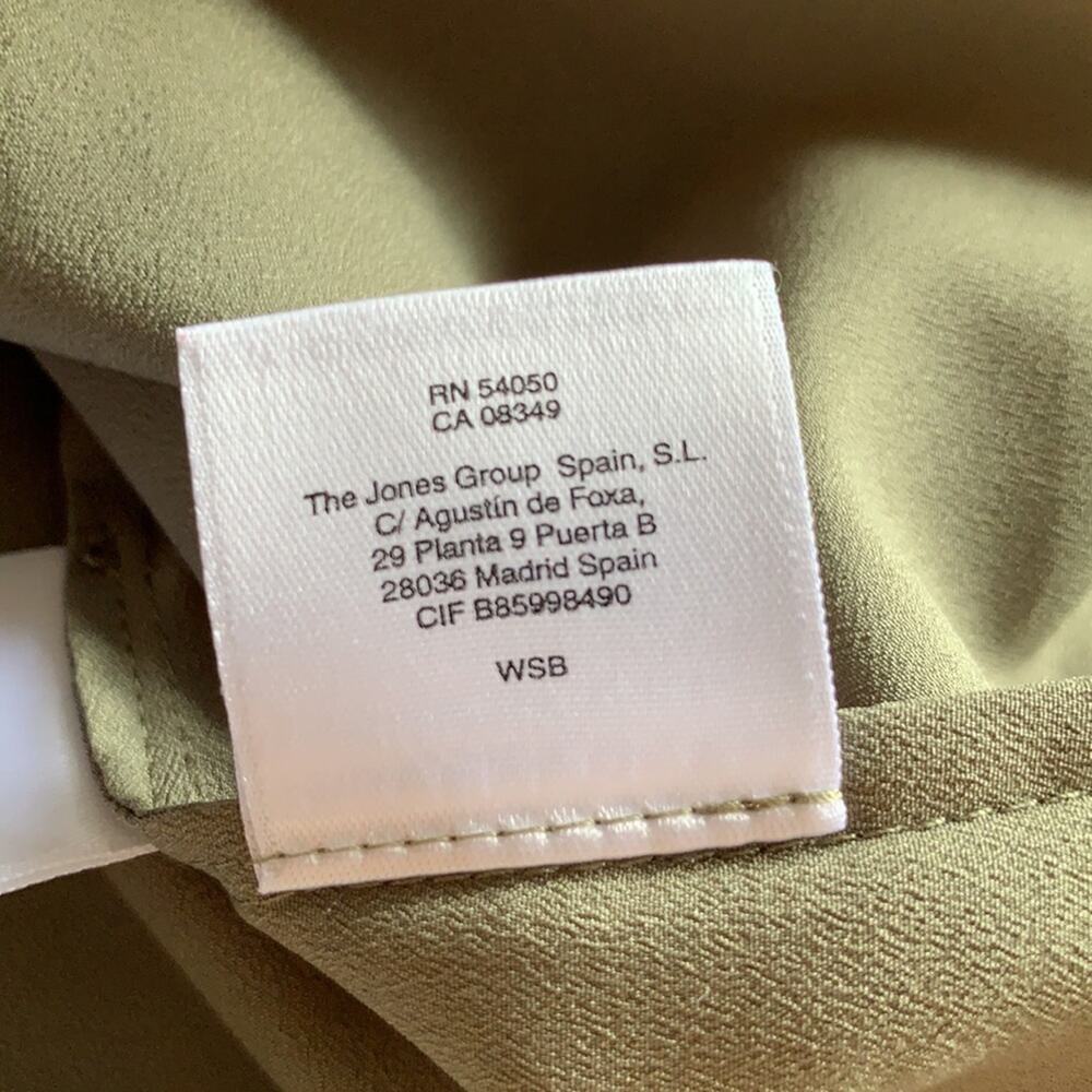 Green Button Down Blouse - image 8